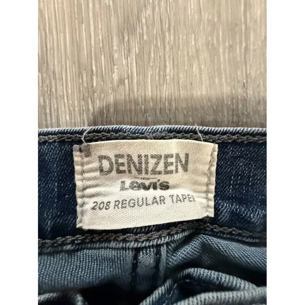 Denizen Levis 208 Jeans Men's 28x29 Regular Taper Fit Blue Denim Casual‎ Comfort
